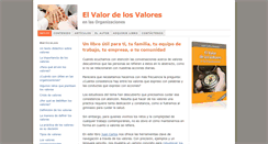 Desktop Screenshot of elvalordelosvalores.com
